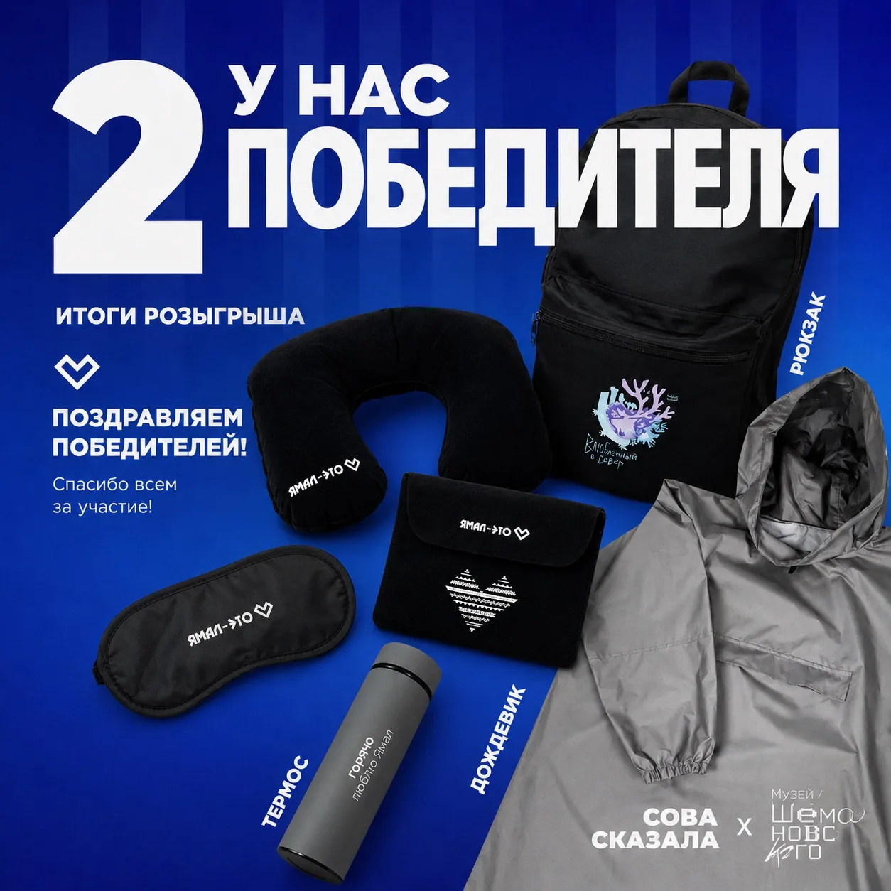 🎉 Подводим итоги нашего розыгрыша!