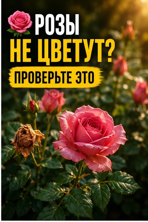 🌹 Розы перестали цвести? Не спешите их “спасать”.