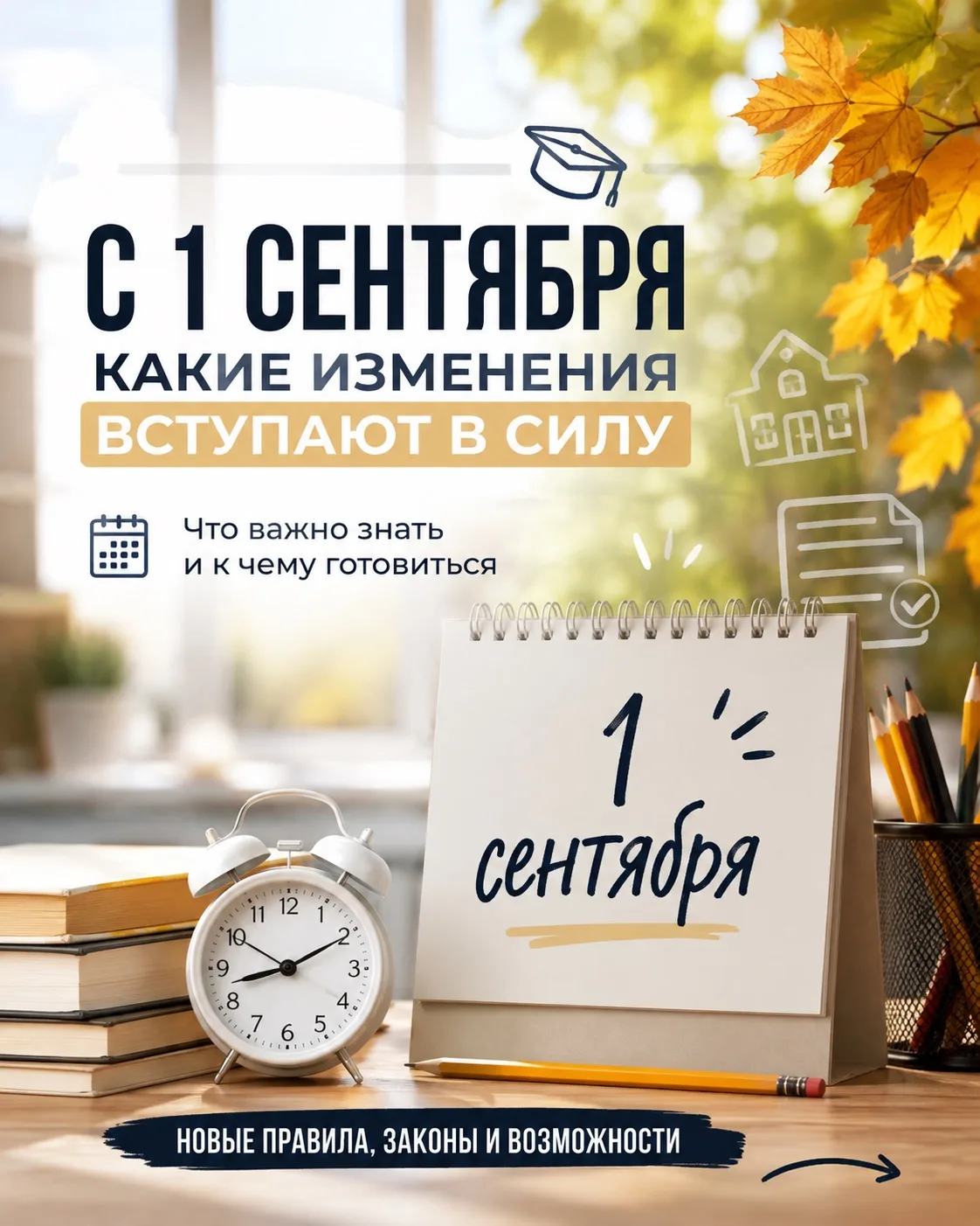 🎓 Что изменится с 1 сентября и к чему готовиться тем, кто планирует ипотеку?!