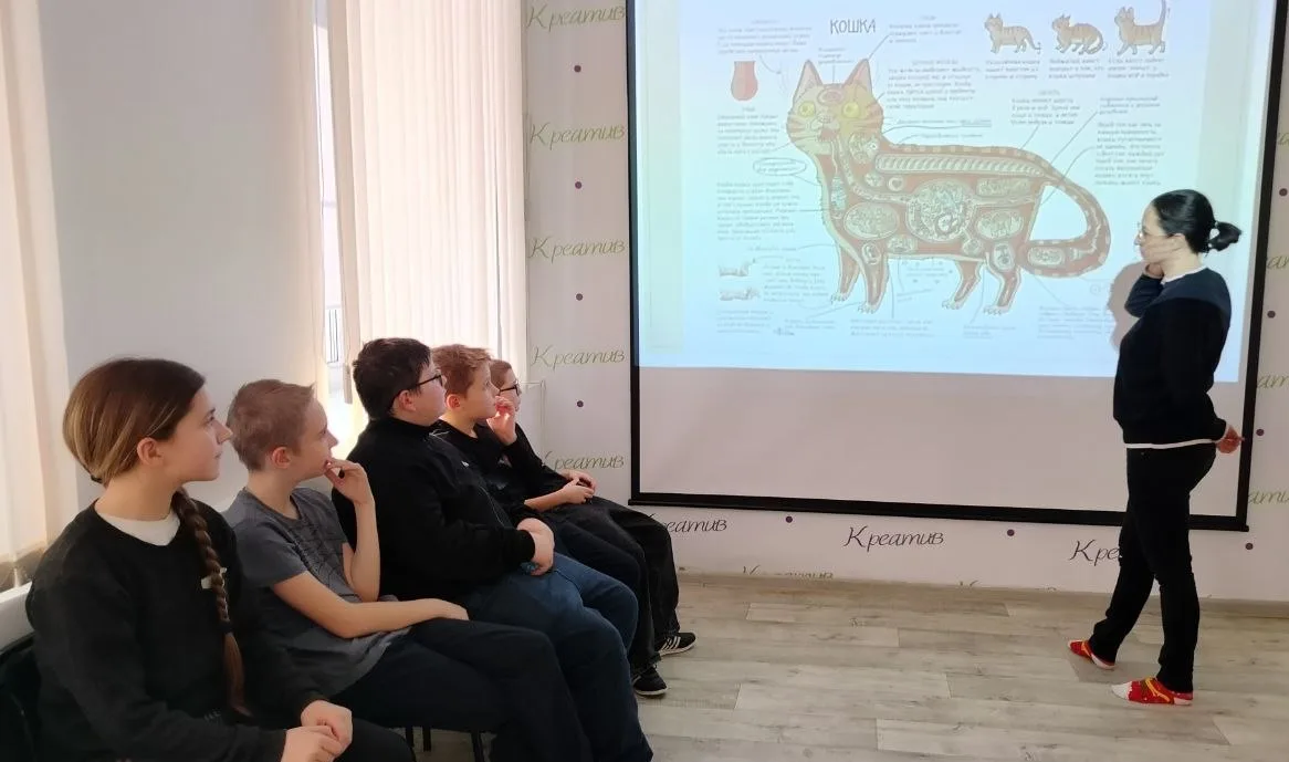 В центре  детского творчества "Креатив" прошло очередное занятие в рамках "Зоошколы "Мягколапка"! 🐈