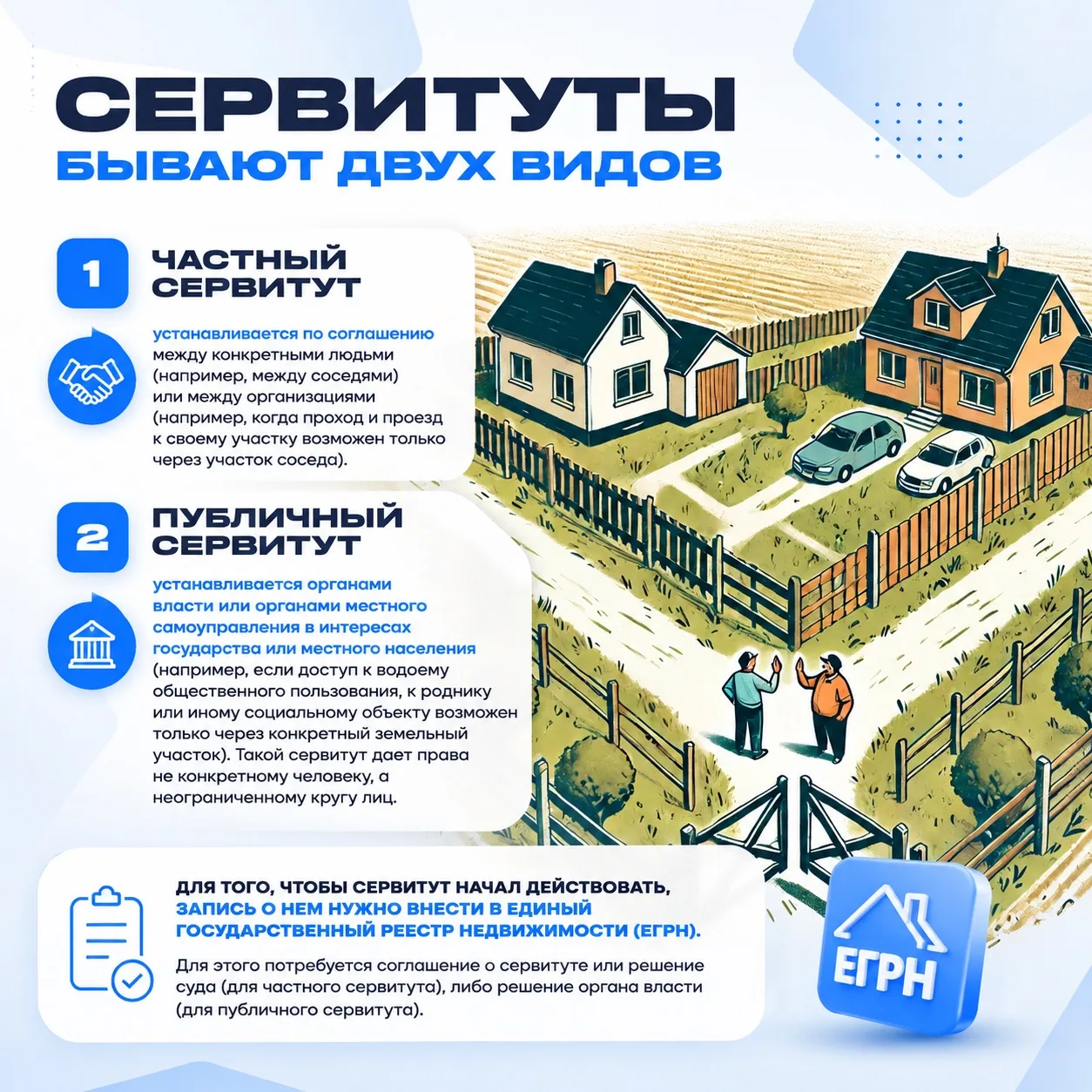 Сервитут: Может ли кто-то другой пользоваться вашим участком? 🏡