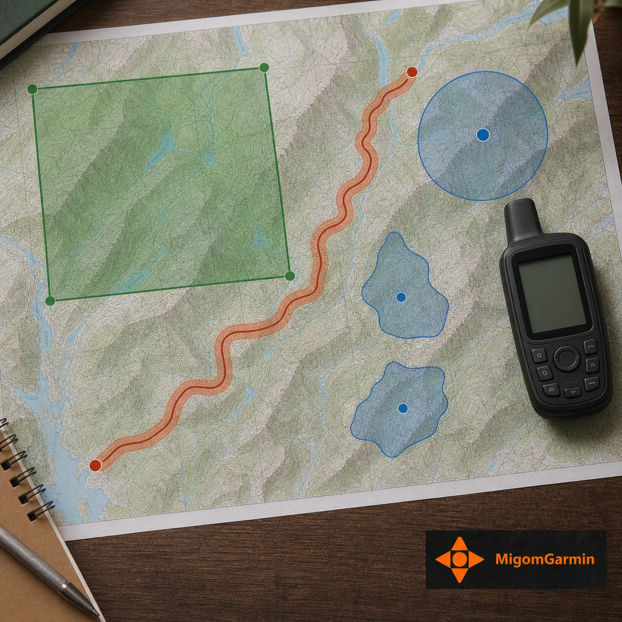 Как задать участок для карты Garmin: 4 простых способа