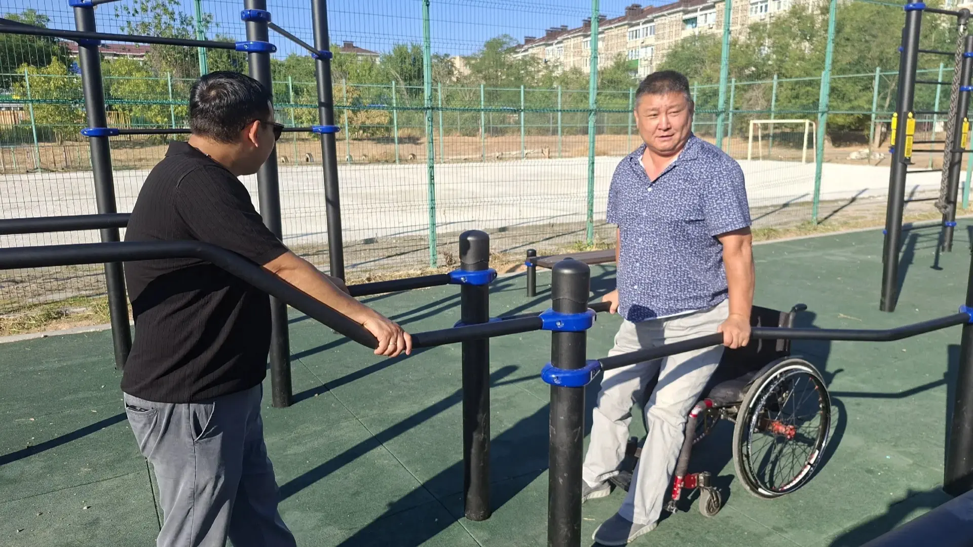 Завершено строительство многофункциональной площадки в СОШ 17.