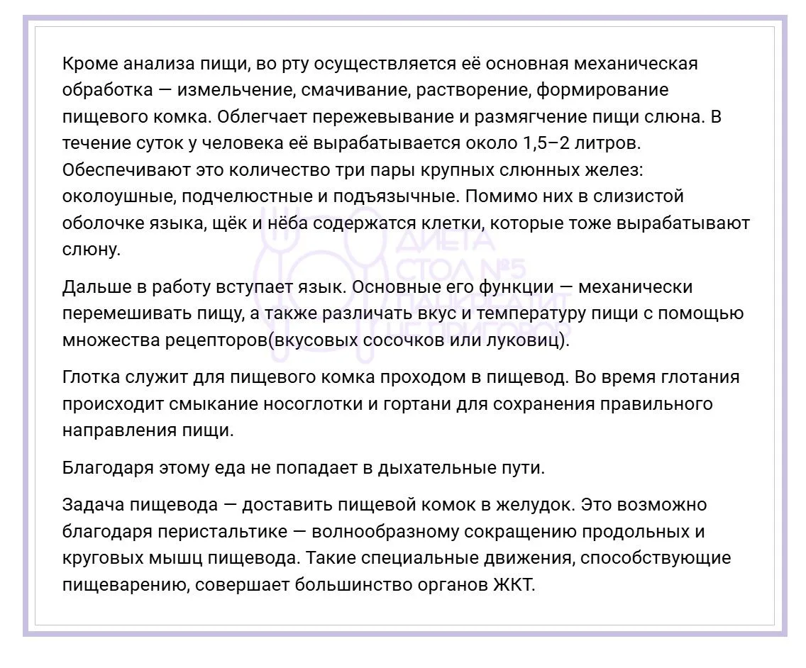 Гдᴇ нᴀчинᴀᴇᴛᴄя ᴨᴩᴏцᴇᴄᴄ ᴨищᴇʙᴀᴩᴇния? . Путешествие по самой удивительной системе нашего организма — в
