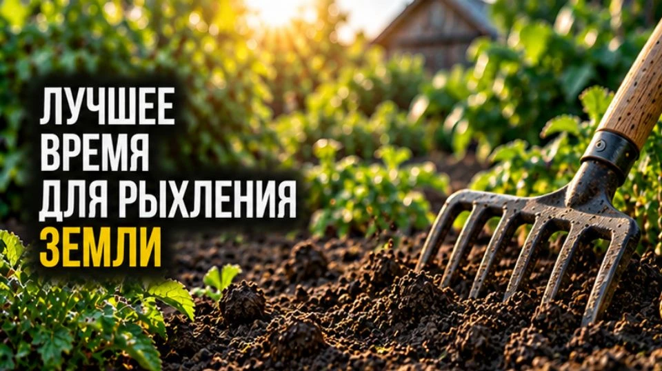 Лучшее время для рыхления земли