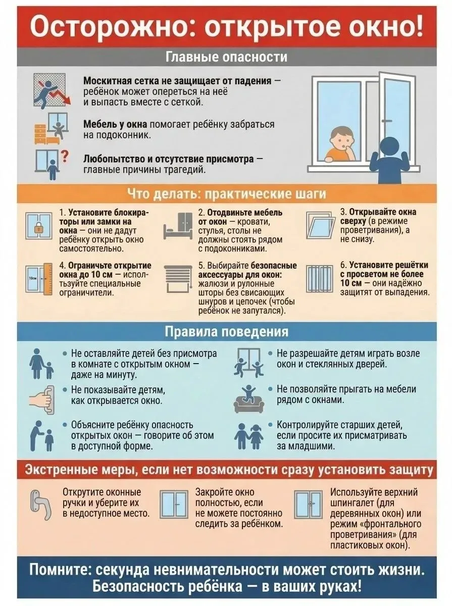 🌿 Весна, солнце и… открытое окно.