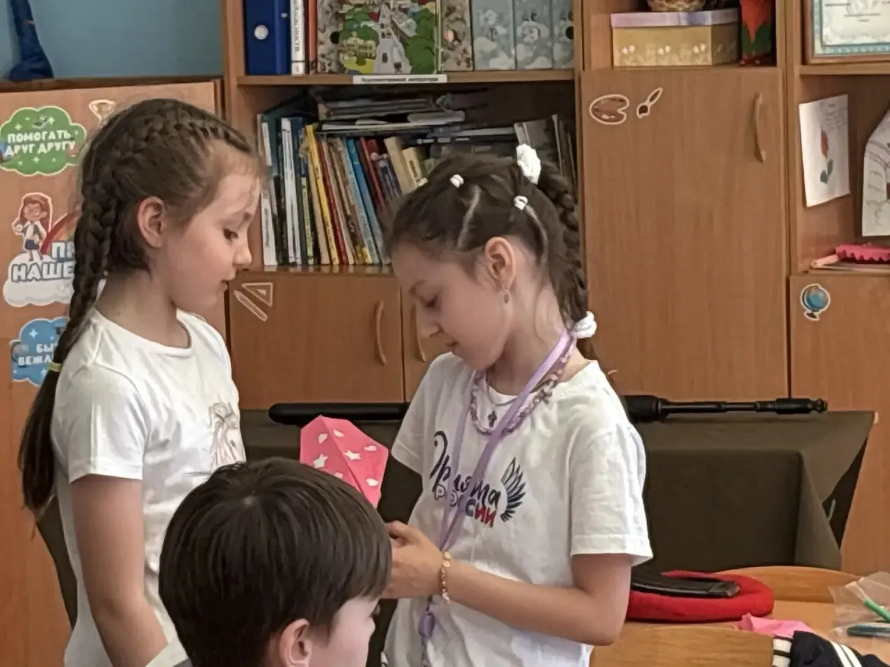 Орлята России из 2В класса (руководитель Задруцкая О. И.) провели занятие на сплочение коллектива «С