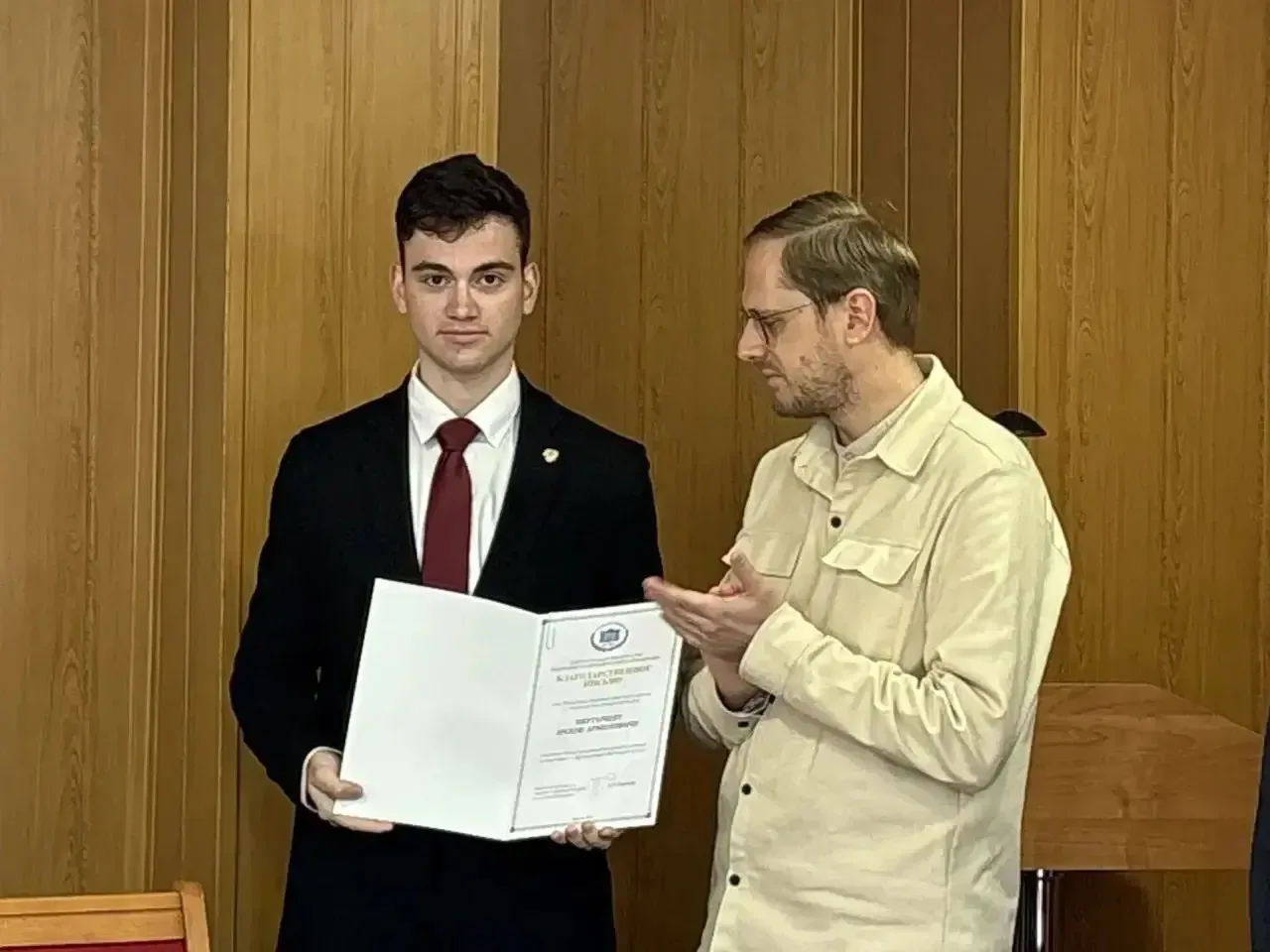 Ученикам нашей гимназии вручили благодарственные письма Государственной Думы — за активное участие в
