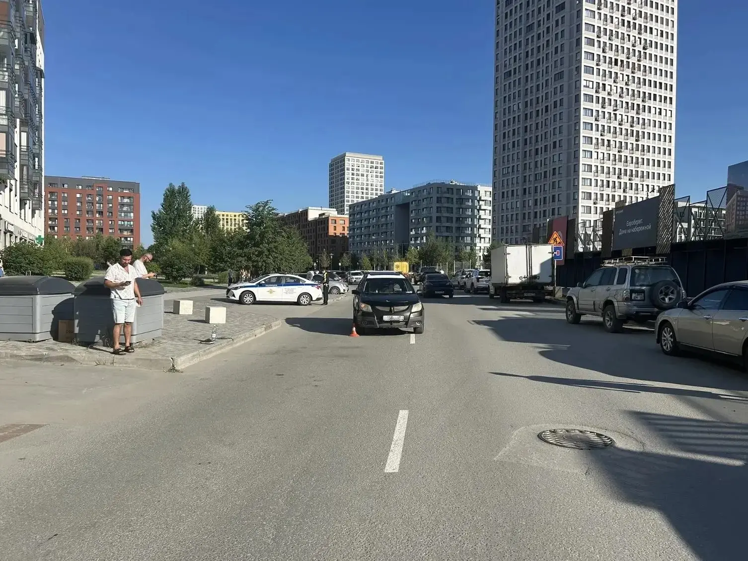 В Новосибирске водитель сбил девочку на улице Большевистской