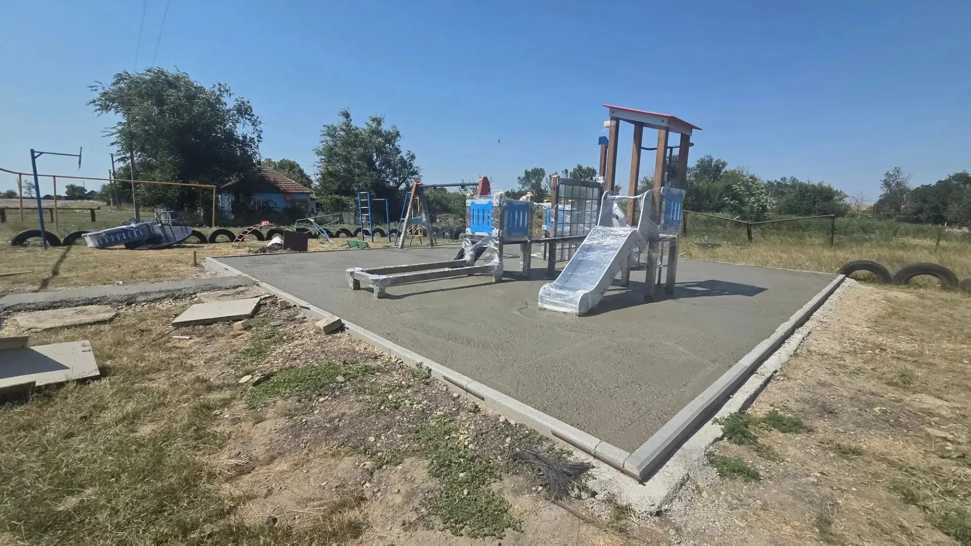 В Водоразделе создаётся новая точка притяжения для детворы