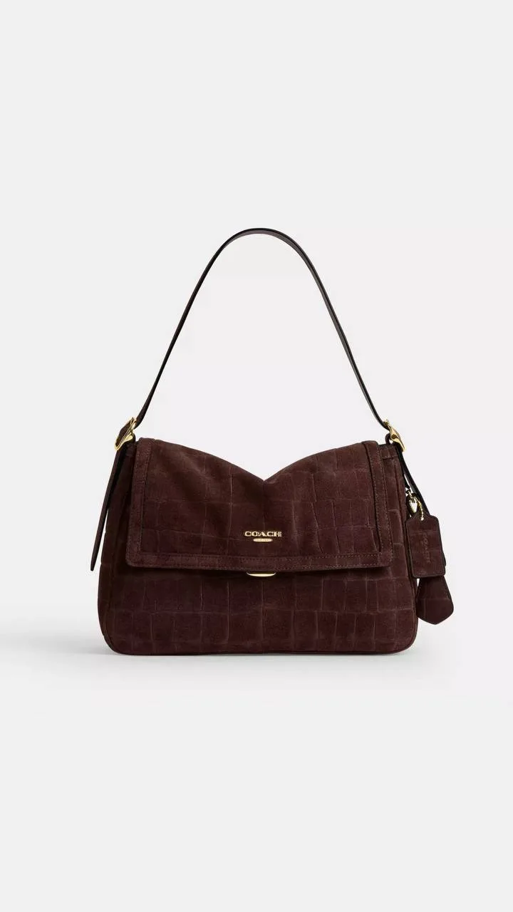 Сумка из новой коллекции COACH ETTA FLAP SHOULDER BAG 🍂  со скидкой - 30%