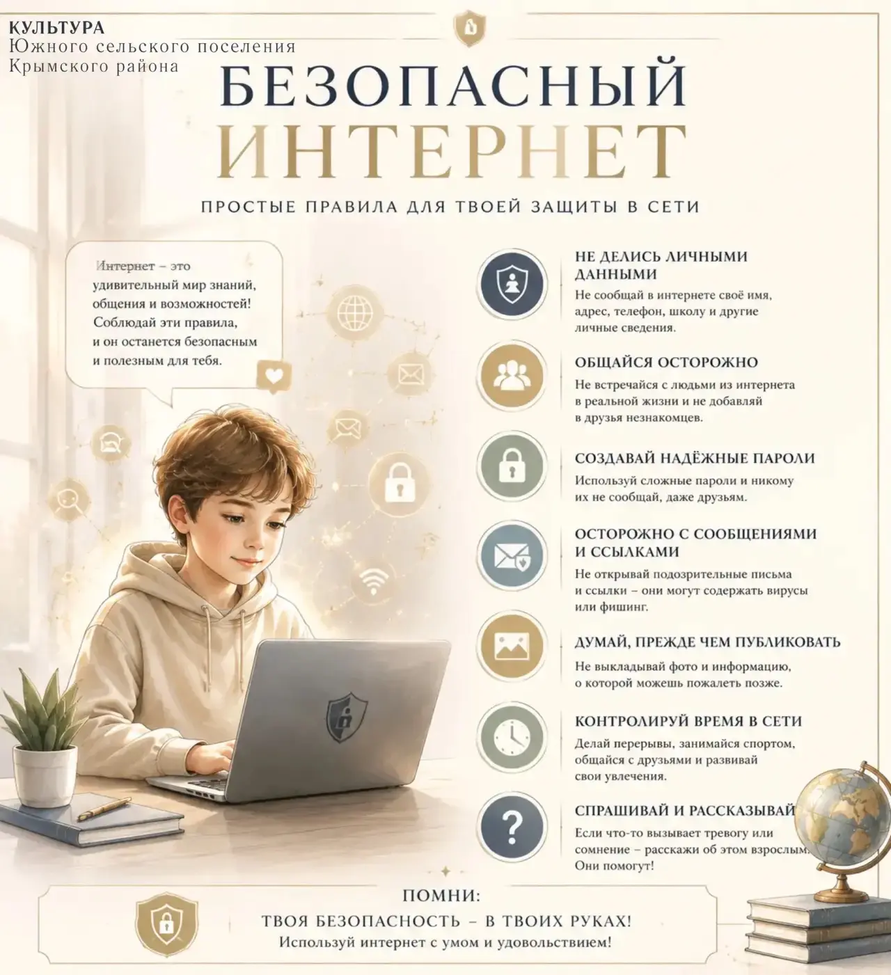 🔐 Безопасный интернет: простые правила для каждого