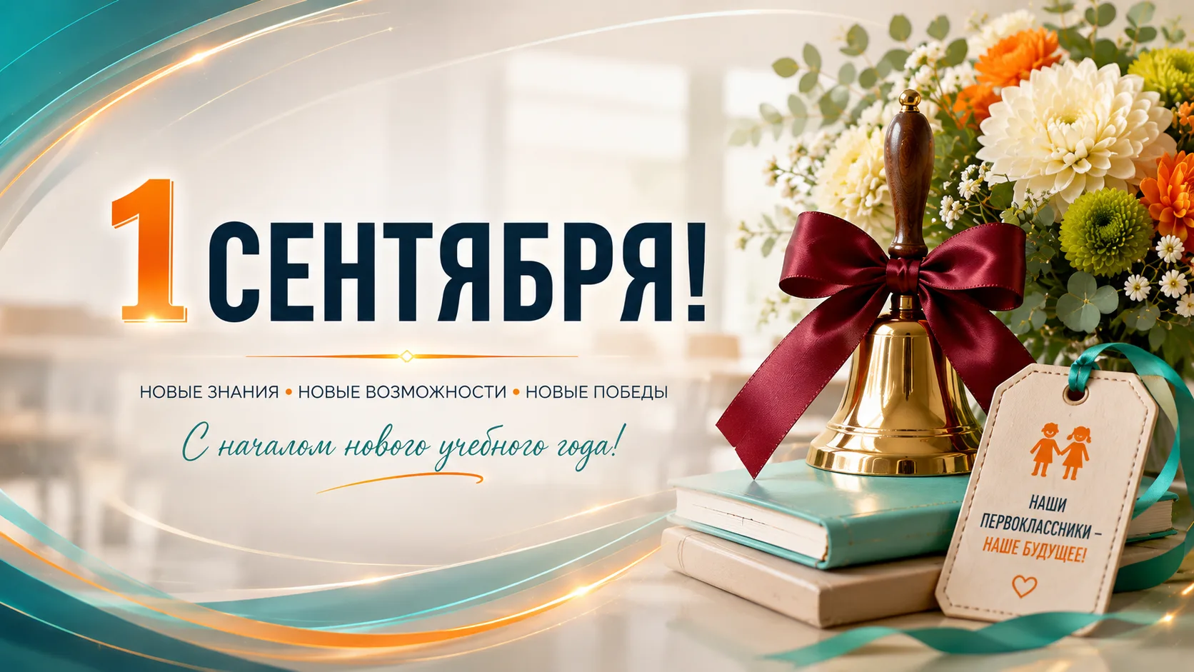 🔔 С ДНЁМ ЗНАНИЙ! С НОВЫМ УЧЕБНЫМ ГОДОМ!