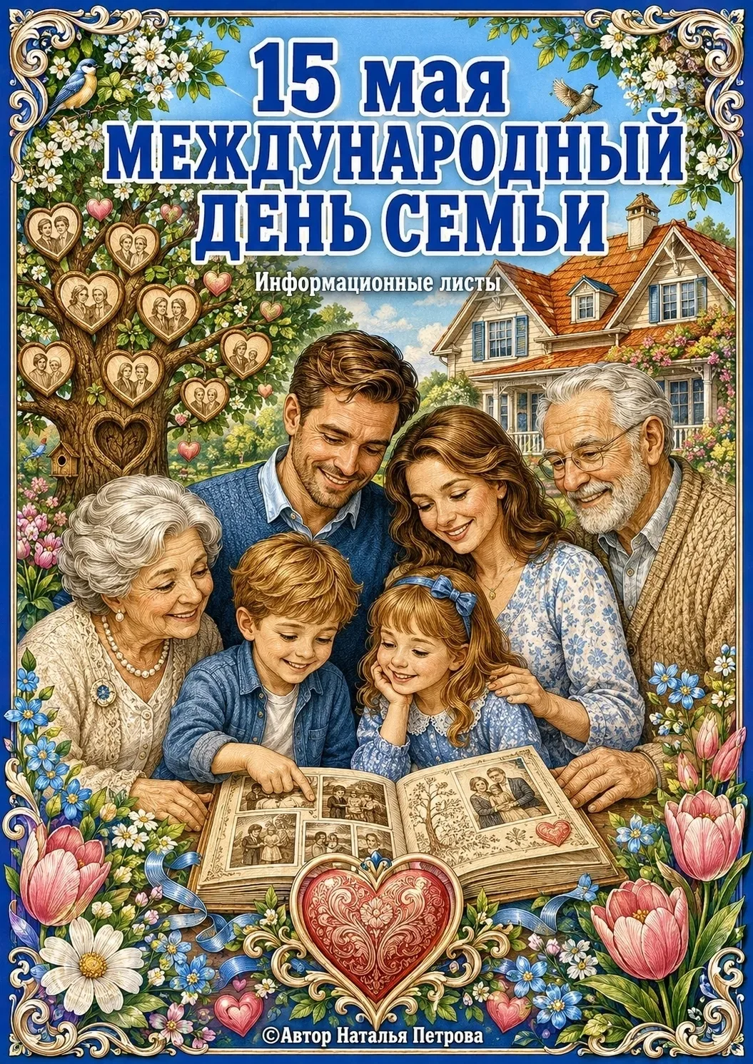 🌷 Международный день семьи в старшей группе "Развивайки" 👨‍👩‍👧‍👦