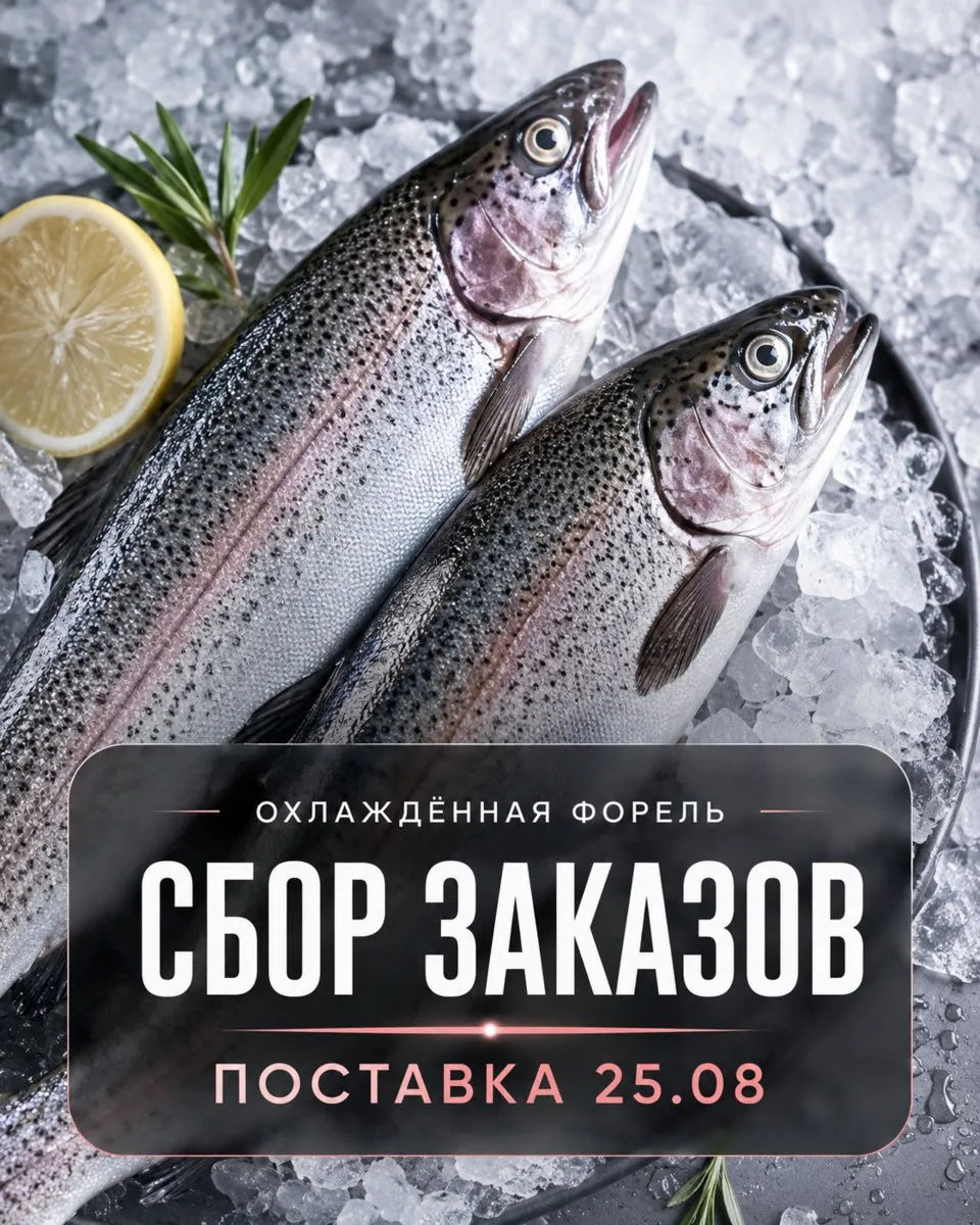 🤗Сбор заказов на охлаждённую форель из Хакасии!