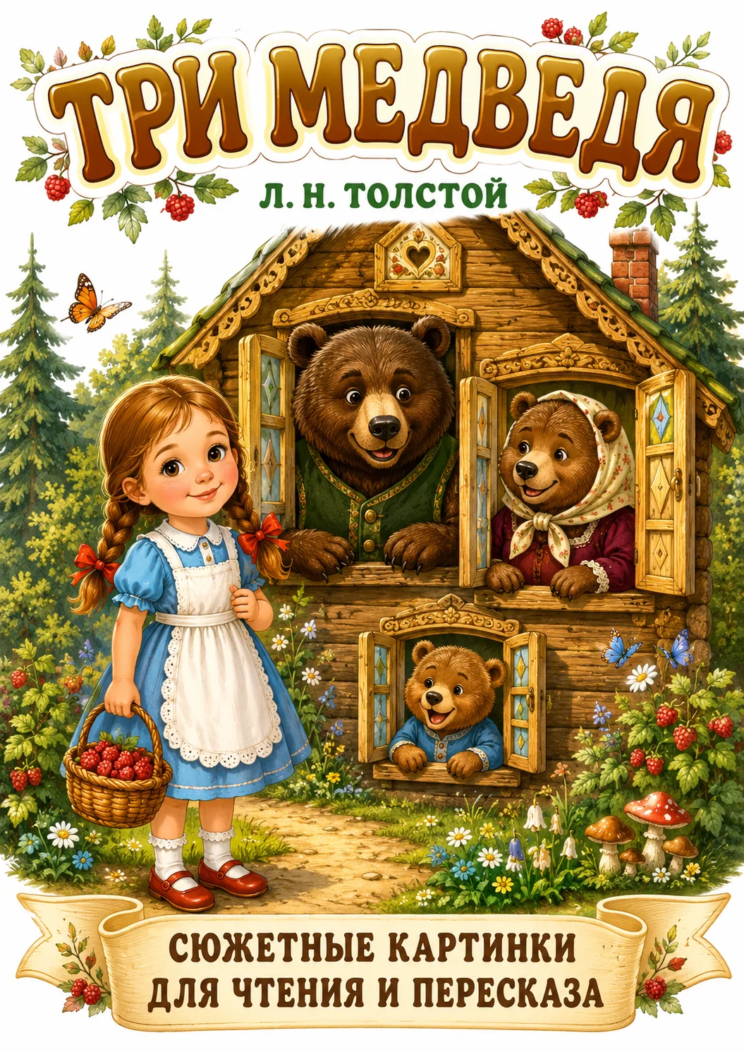 📖 «Три медведя» — сюжетные картинки для чтения и пересказа!

Крупные последовательные иллюстрации п