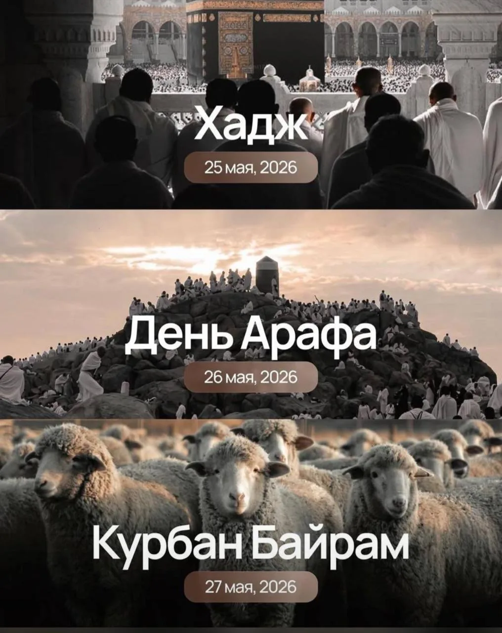 📝Впереди три самых значимых дня для каждого