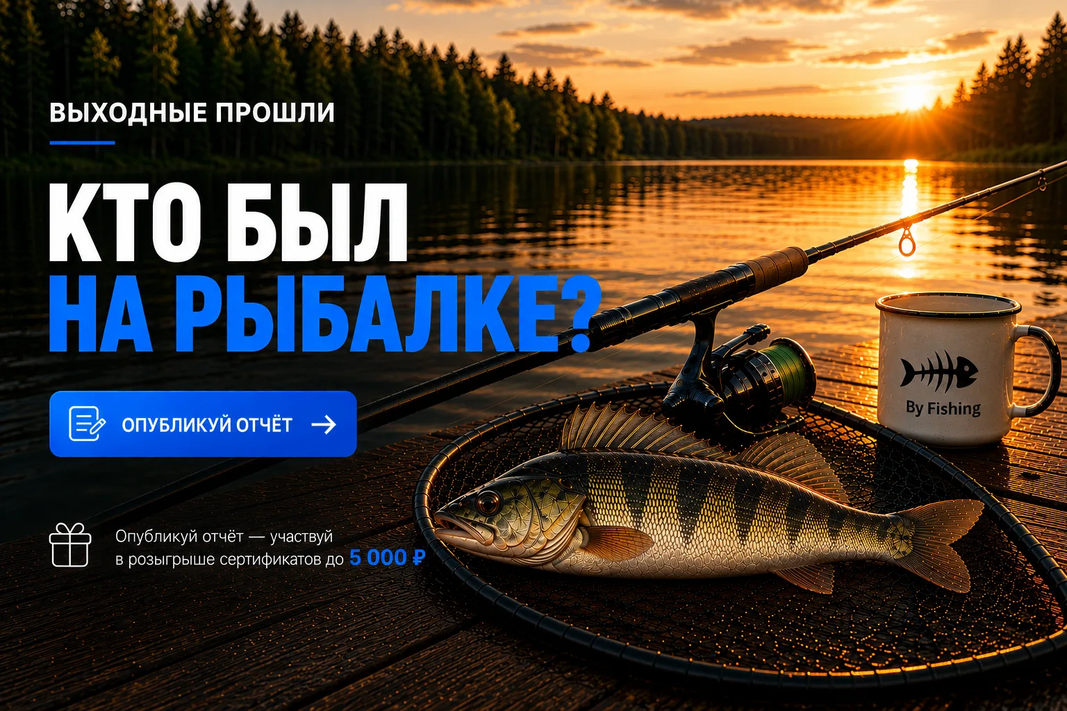 🎣 Выходные прошли. Кто был на рыбалке?