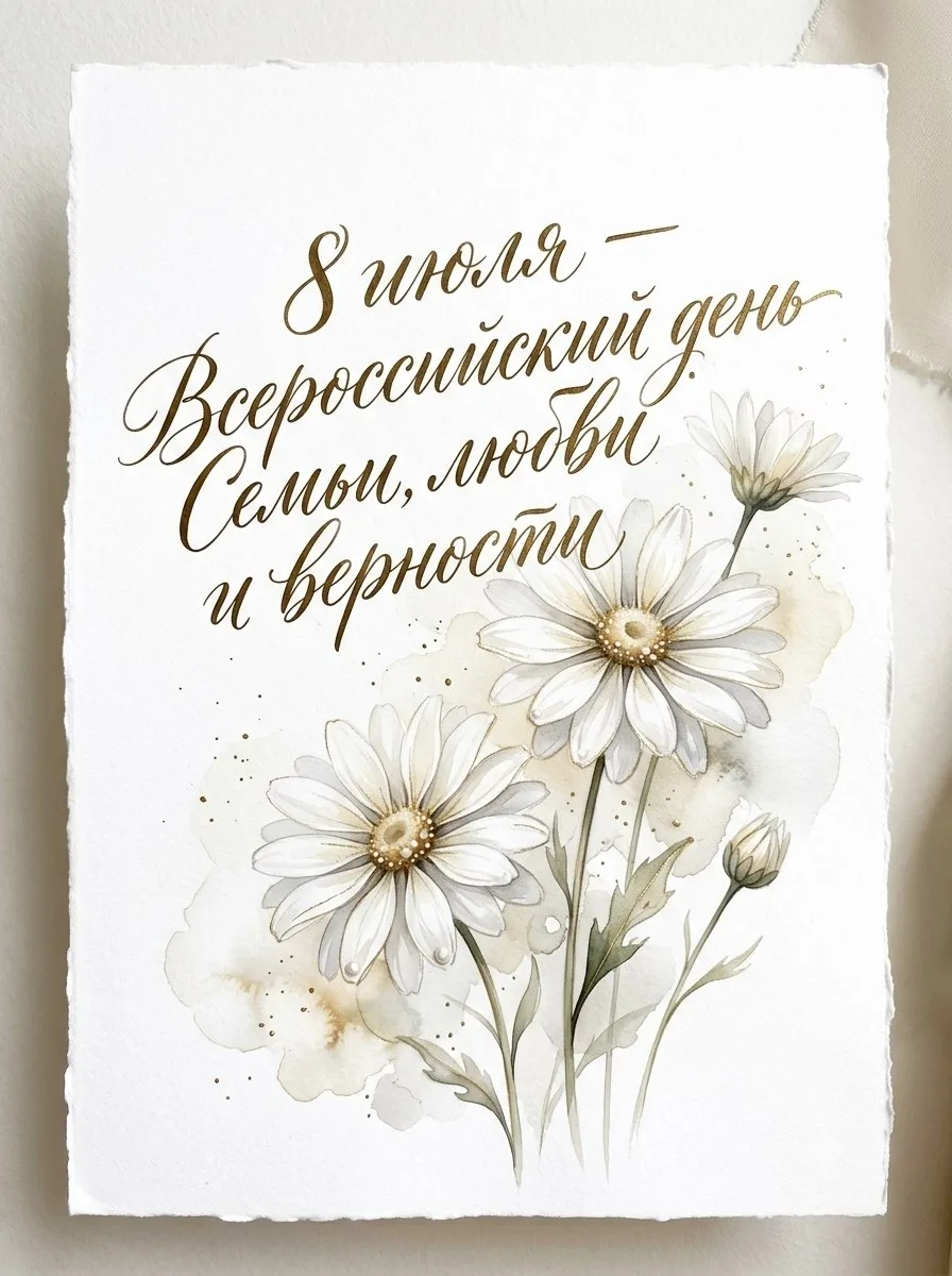 🌼 С Днём семьи, любви и верности! 🌼

Сегодня — один из самых тёплых и душевных праздников в нашей 