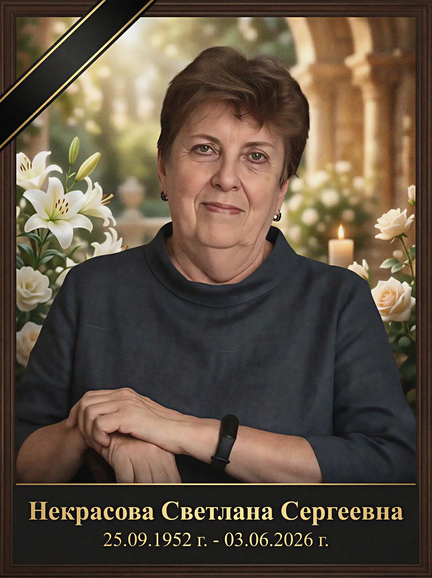 💔 03.06.2026 года после продолжительной болезни ушла из жизни наша коллега, прекрасный врач и чутки