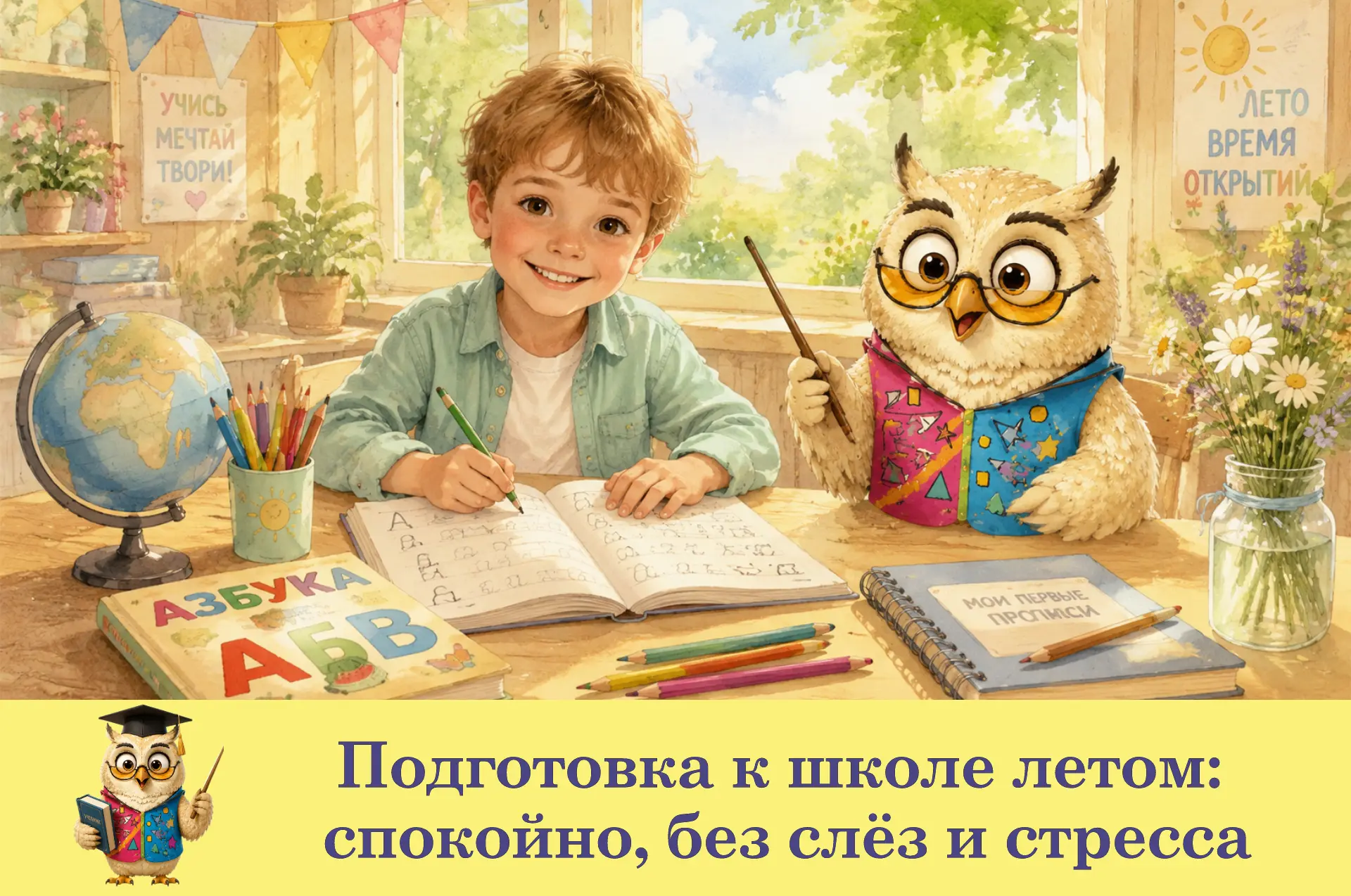 Многие родители думают: «Подготовка к школе? Обязательно прямо перед 1 сентября!» — и з...
