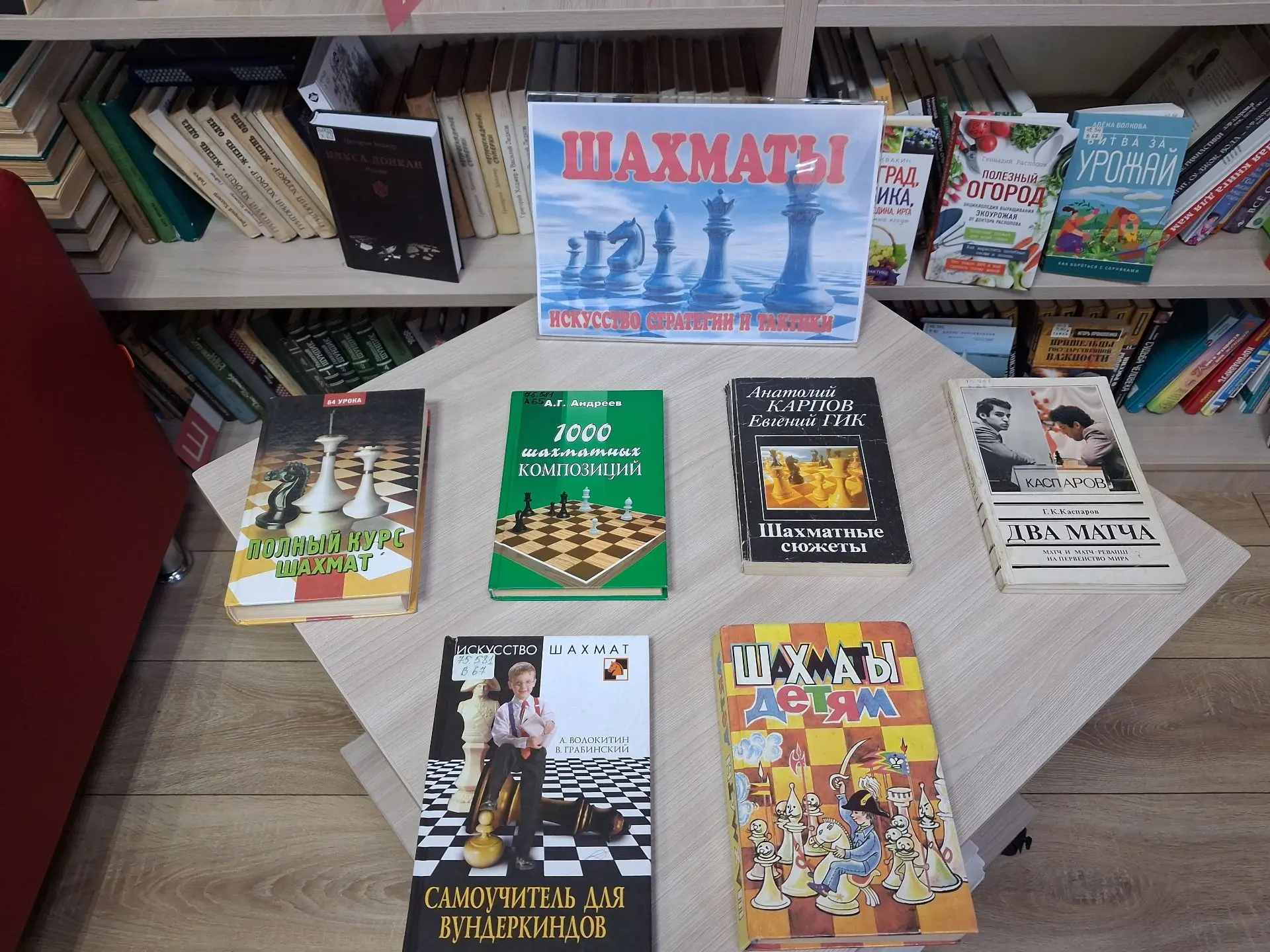 Тематическая выставка «Шахматы: искусство стратегии и тактики» к международному дню шахмат