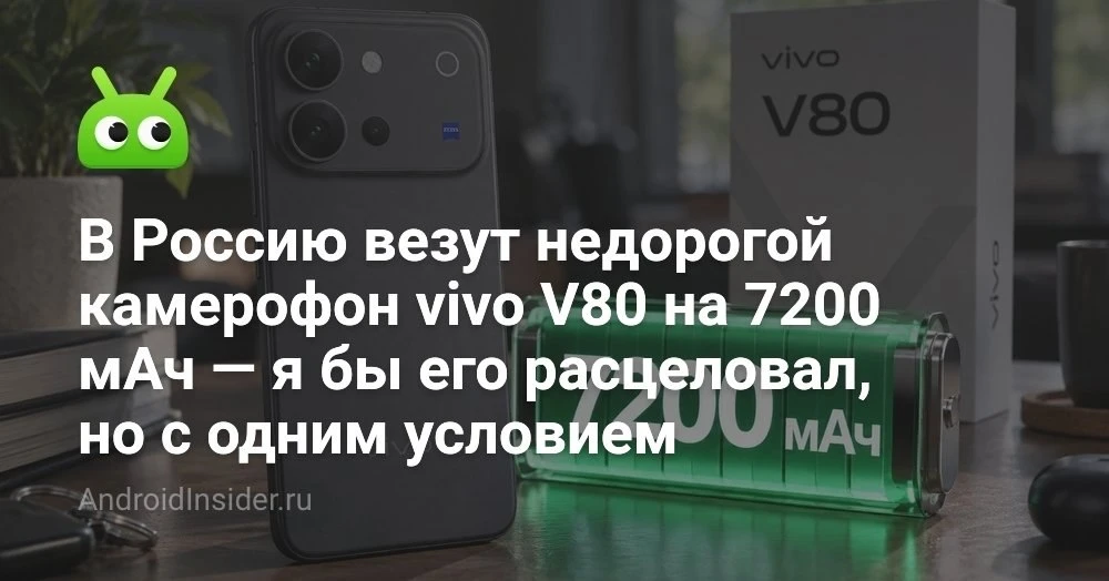 vivo V80 с батареей 7200 мАч и экраном 144 Гц: стоит ли ждать новинку в России