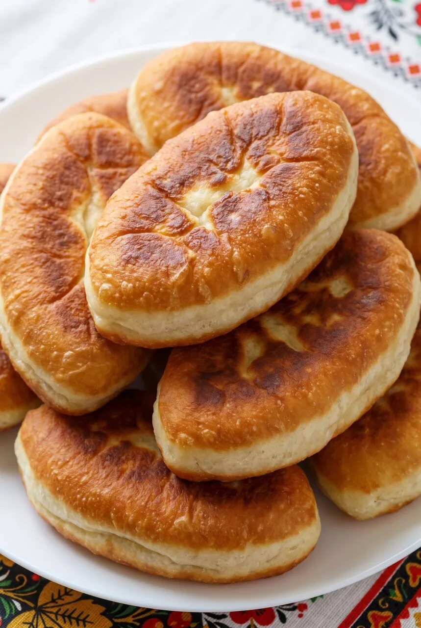 ЖАРЕНЫЕ ПИРОЖКИ С КАРТОШКОЙ И ЛУКОМ НА МЯГКОМ КЕФИРНОМ ТЕСТЕ ДЛЯ ДОМАШНЕГО ОБЕДА