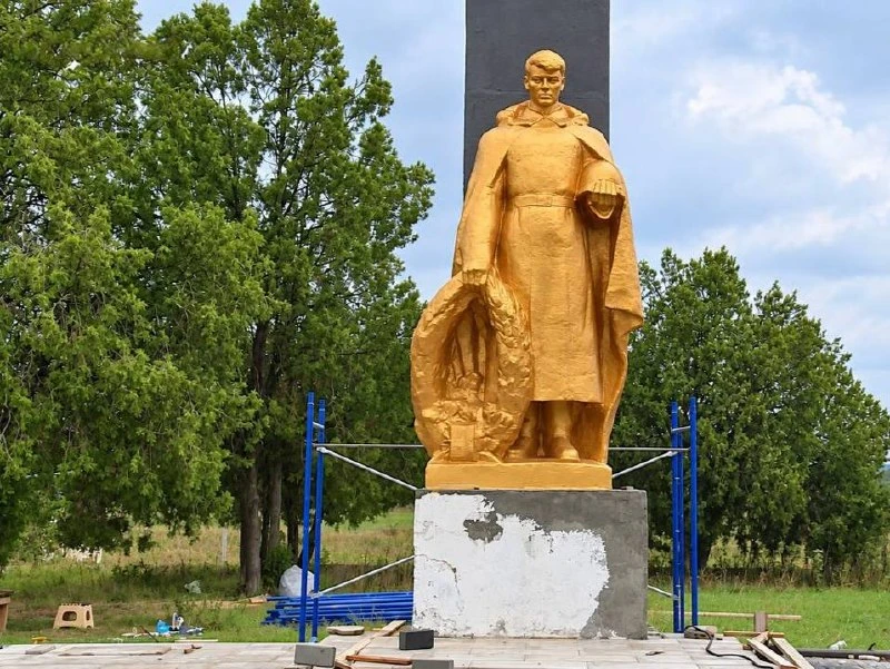 ❗️В станице Солдатской обновляют мемориал воинам Великой Отечественной войны