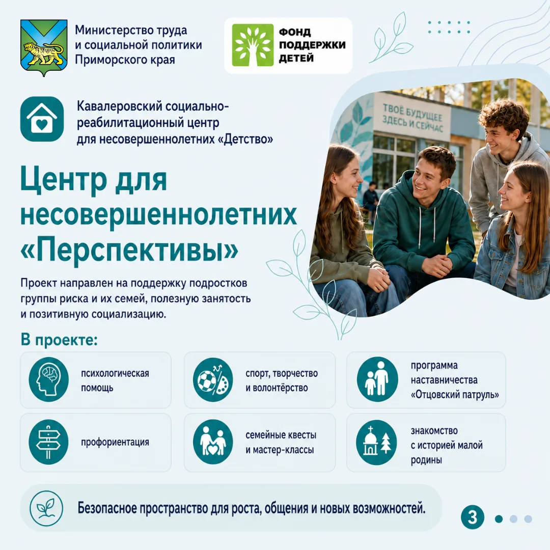 Новые практики — новые возможности для поддержки детей и семей  Три учреждения социального обслужива