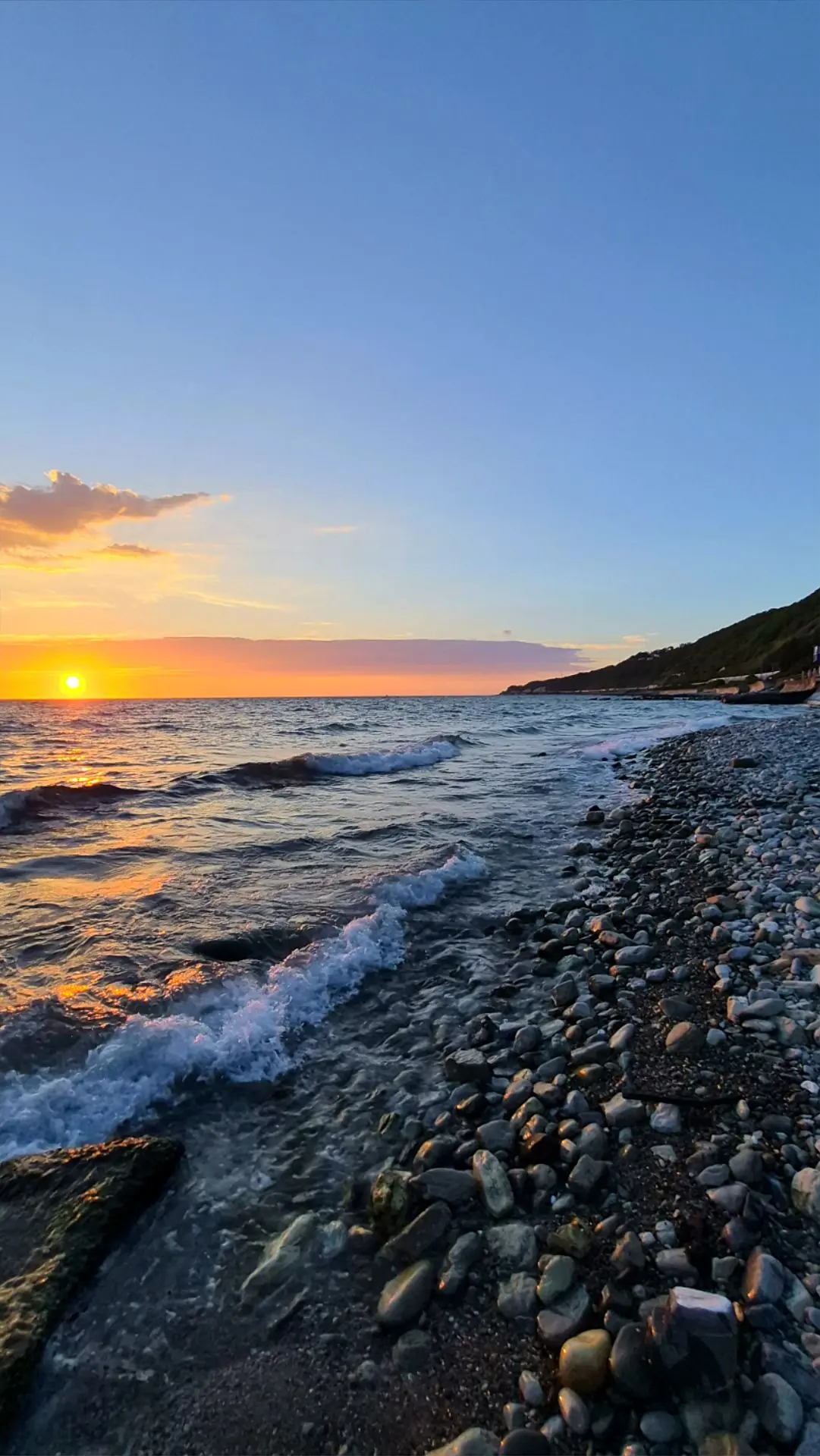 Закатные волны перед штормом🌊💙💥..
