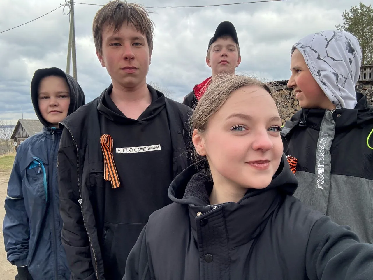 Субботник в деревне.