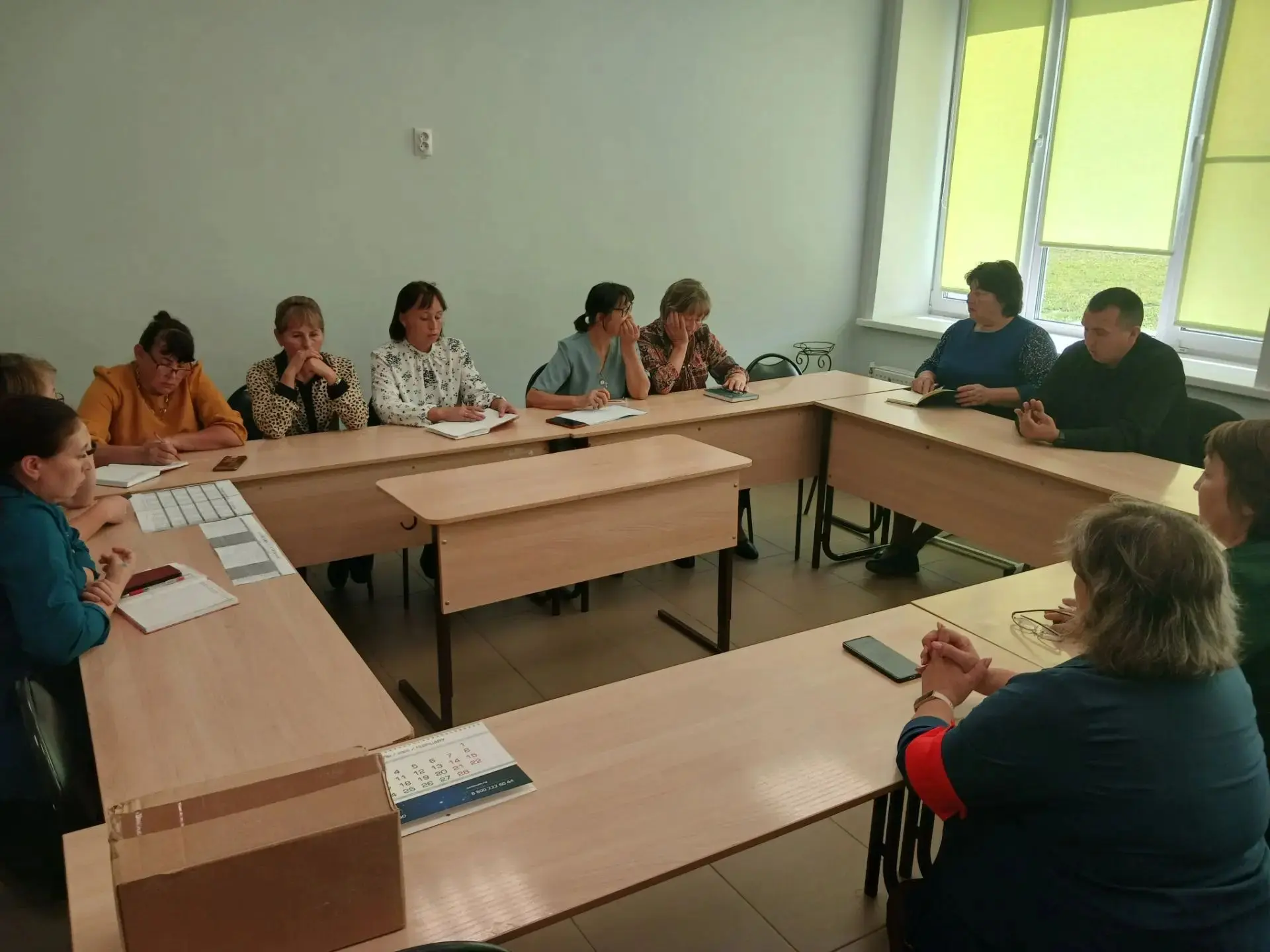 👩‍🏫 Очередная педагогическая встреча прошла в Новочурашевской школе.