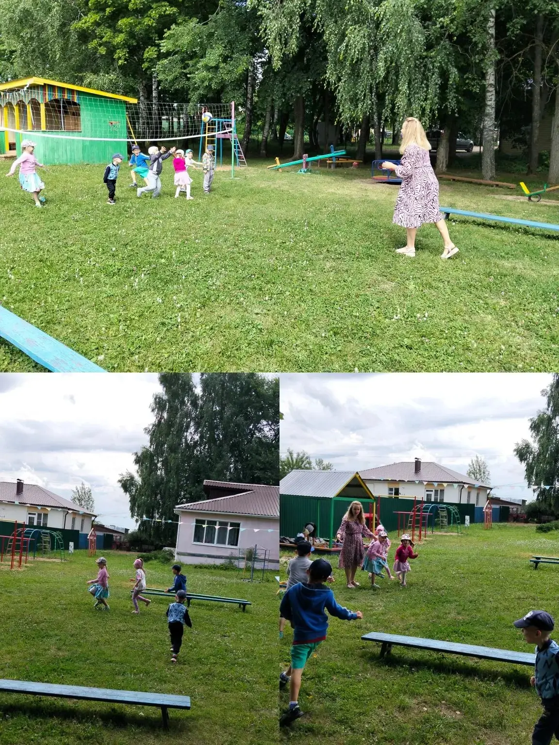 ☀Сегодня на прогулке мы совместили две активности "👫
Сначала ребята познакомились с народной игрой 