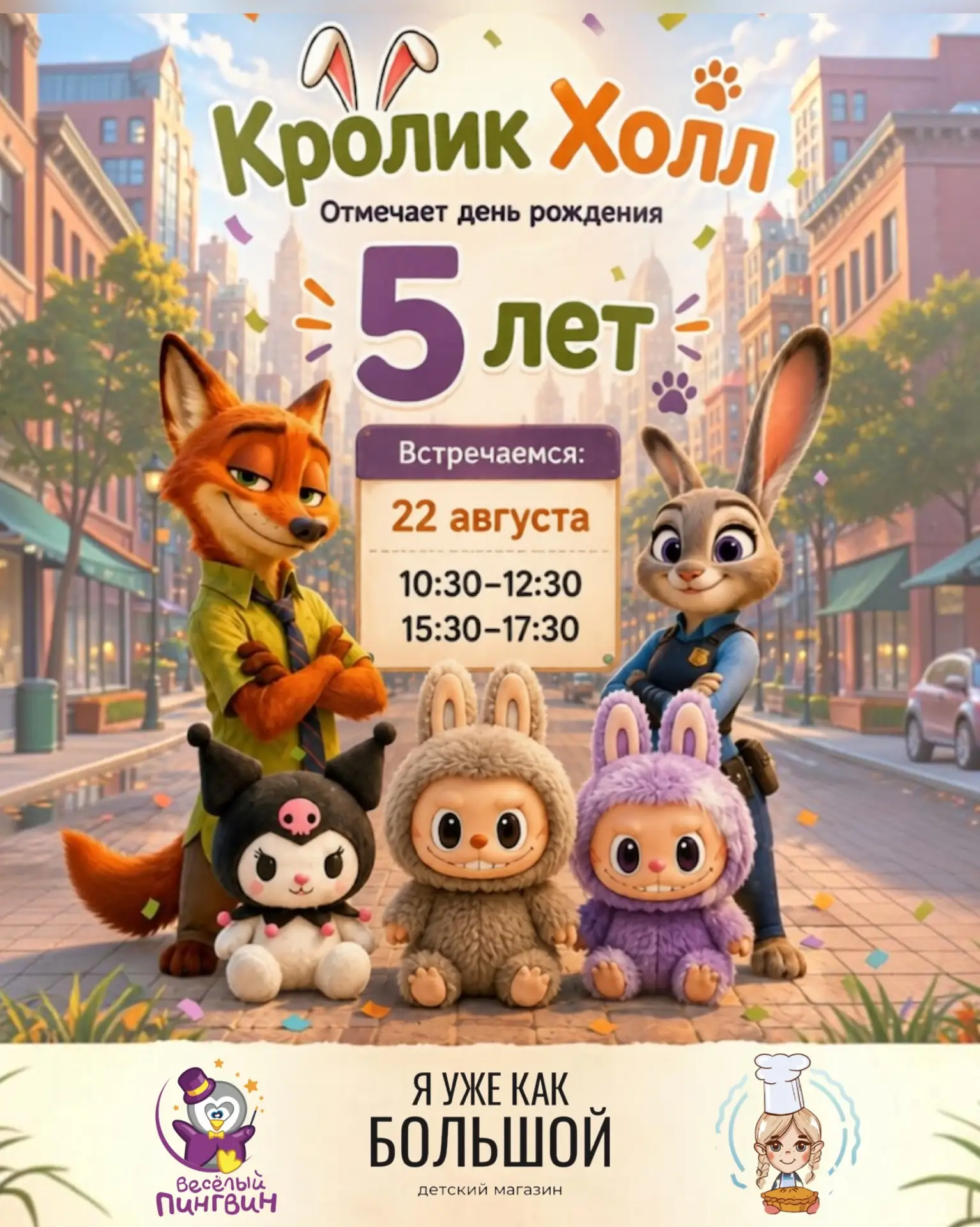 КРОЛИК ХОЛЛУ — 5 ЛЕТ! 🎉