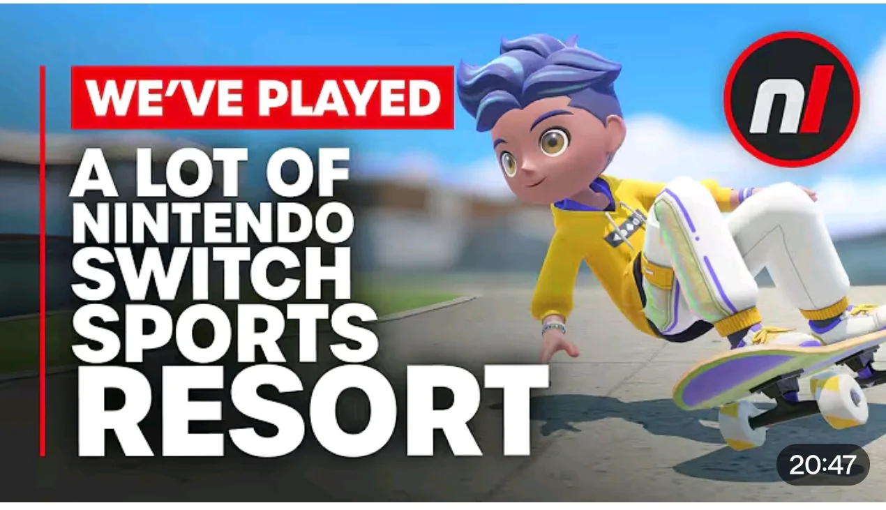 Зарубежные издания опубликовали превью Nintendo Switch Sports Resort.