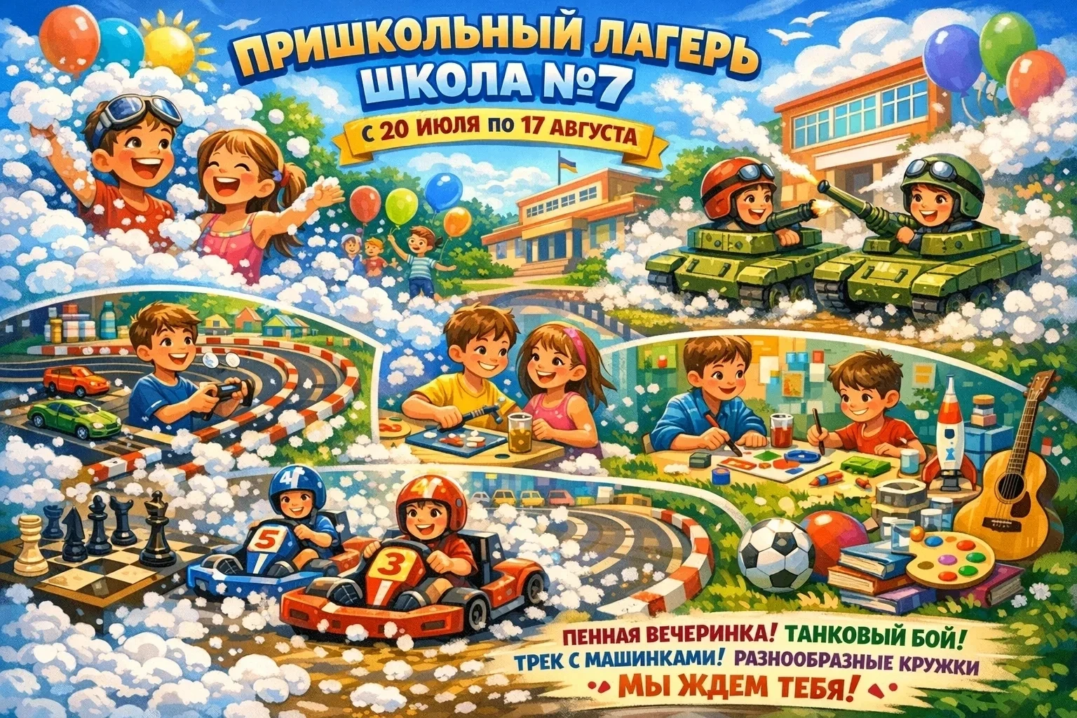 Дорогие родители! 
Продолжается набор детей в наш летний пришкольный лагерь! Это отличная возможност