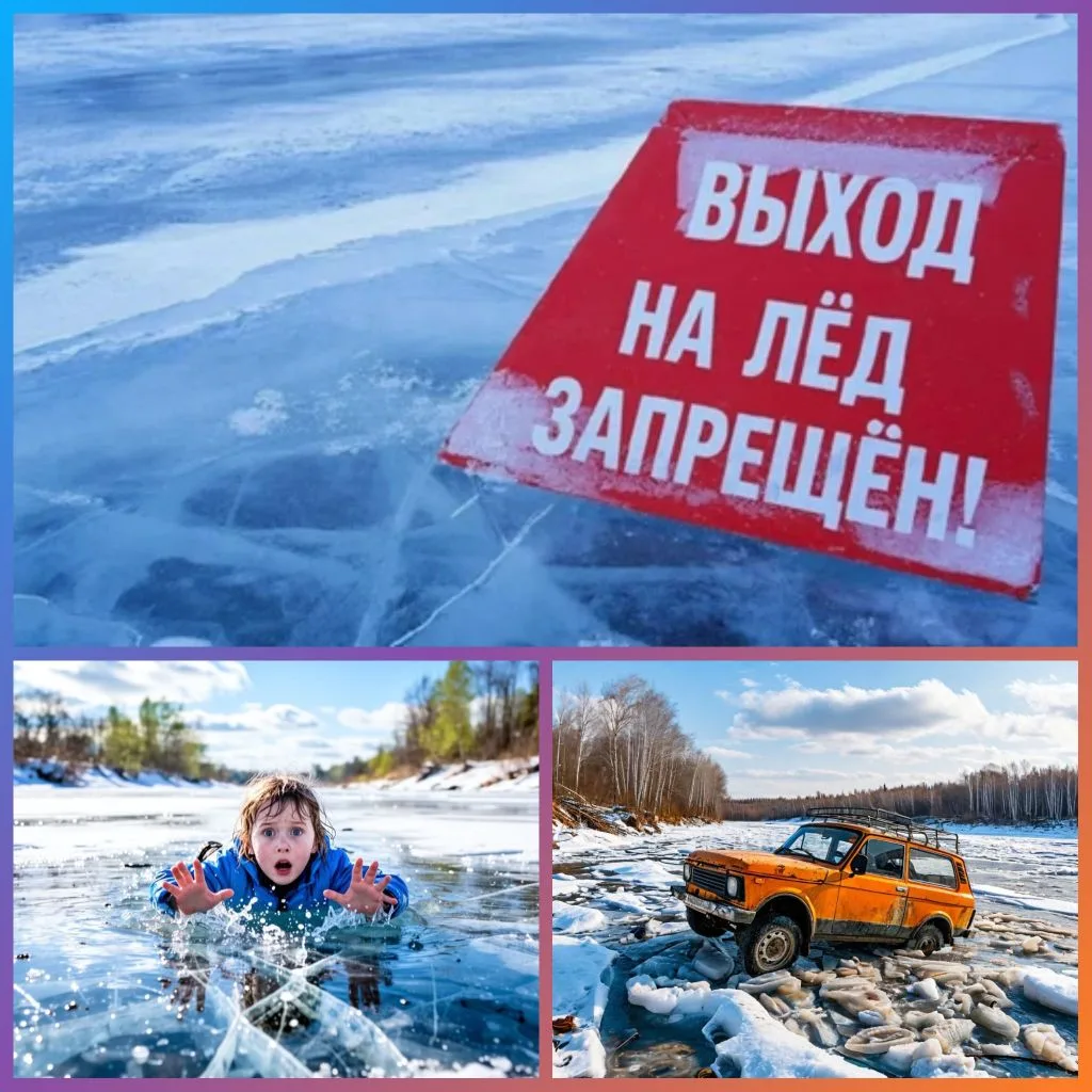 🚫 Выход на лёд запрещён!