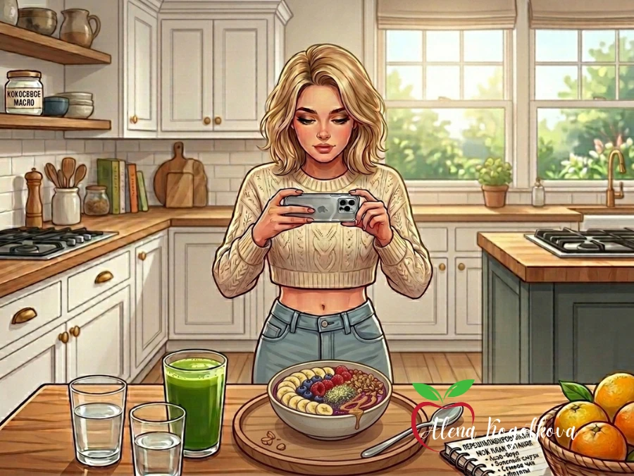 — Посчитала калории. Какой кошмар! Я же голодаю!