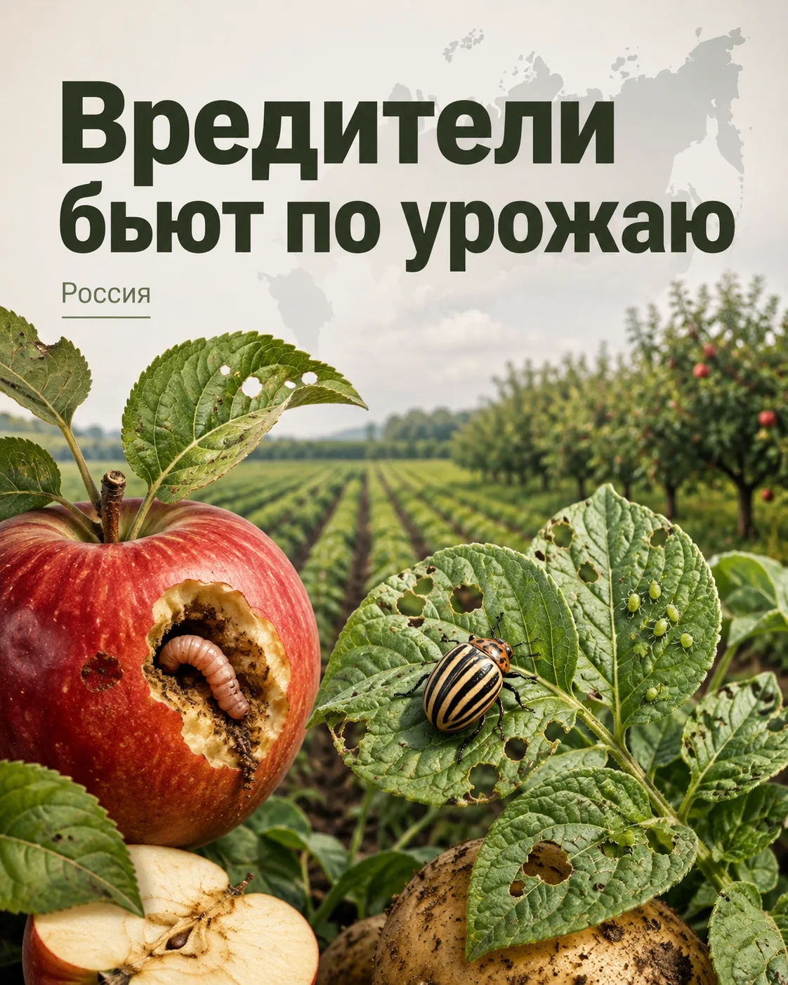 Садовые вредители ежегодно наносят аграриям многомиллионный ущерб