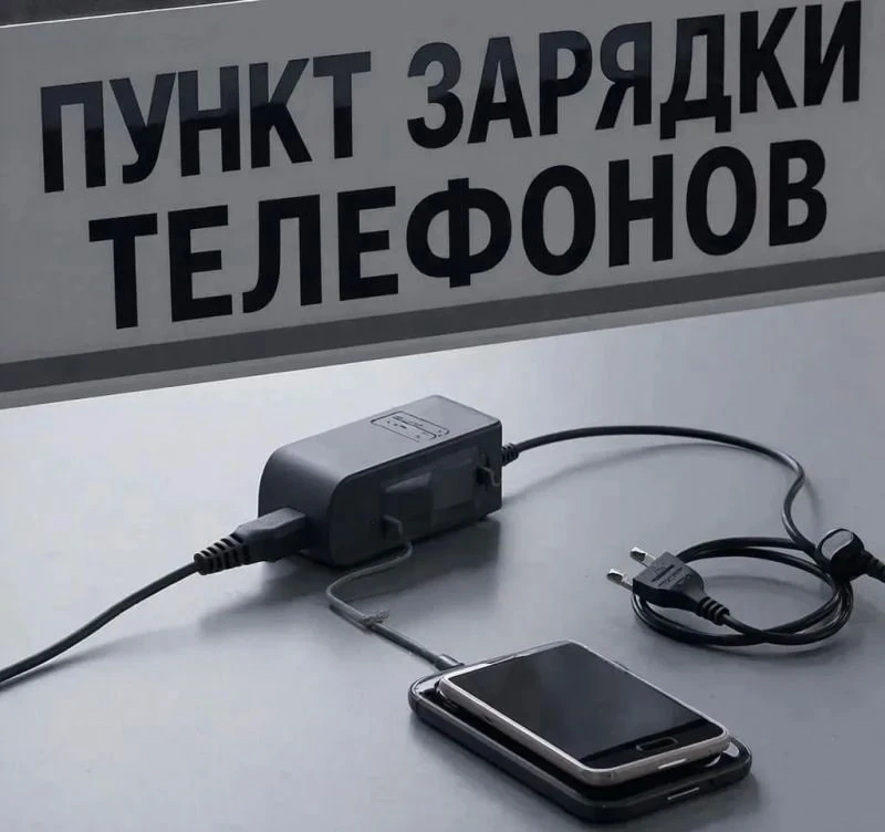 🔌 В Киевском районе Донецка работают пункты зарядки гаджетов