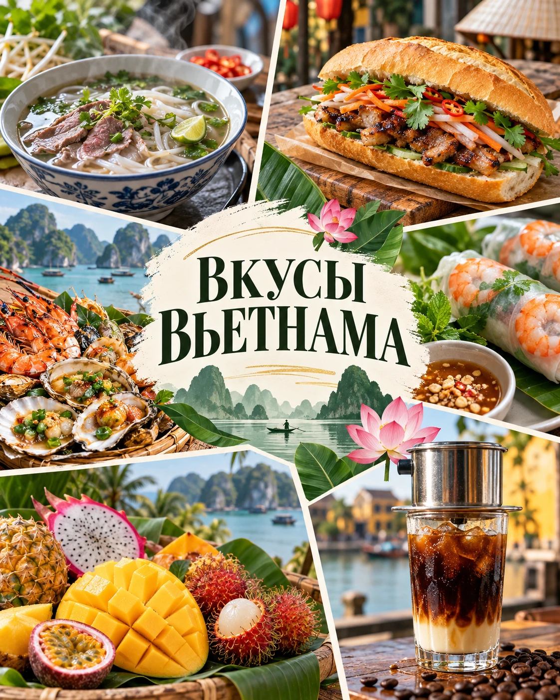 🇻🇳 ВЬЕТНАМ НА ВКУС: ЧТО ОБЯЗАТЕЛЬНО ПОПРОБОВАТЬ В ОТПУСКЕ