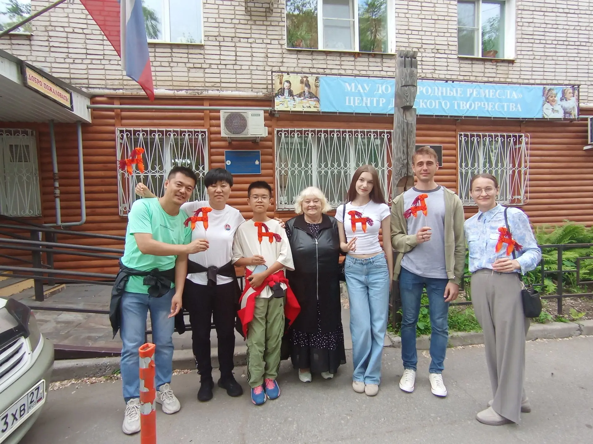 Вчера Центр детского творчества «Народные ремесла» стал площадкой для международного диалога. 
К нам
