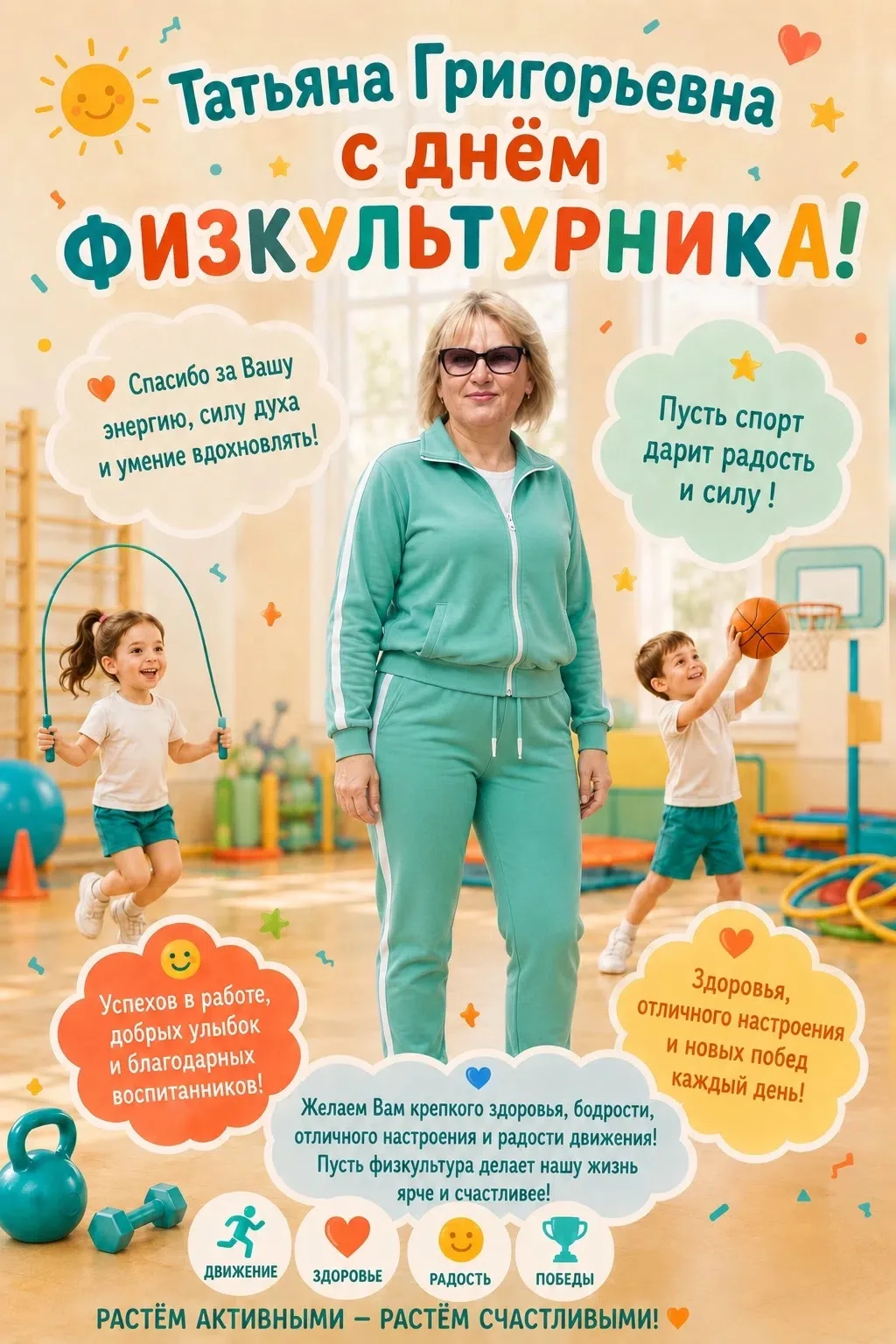 💥  С Днём физкультурника, друзья! 🏃‍♀️