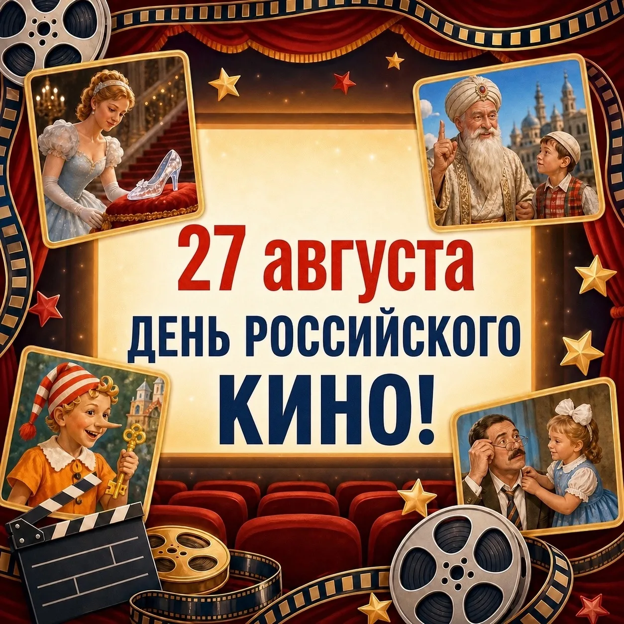 27 августа мы отмечаем День российского кино — праздник, который объединяет любителей к...