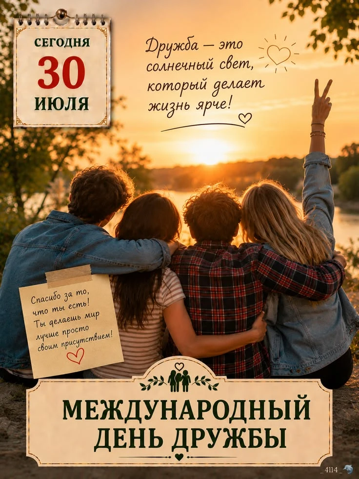 С Международным днём дружбы