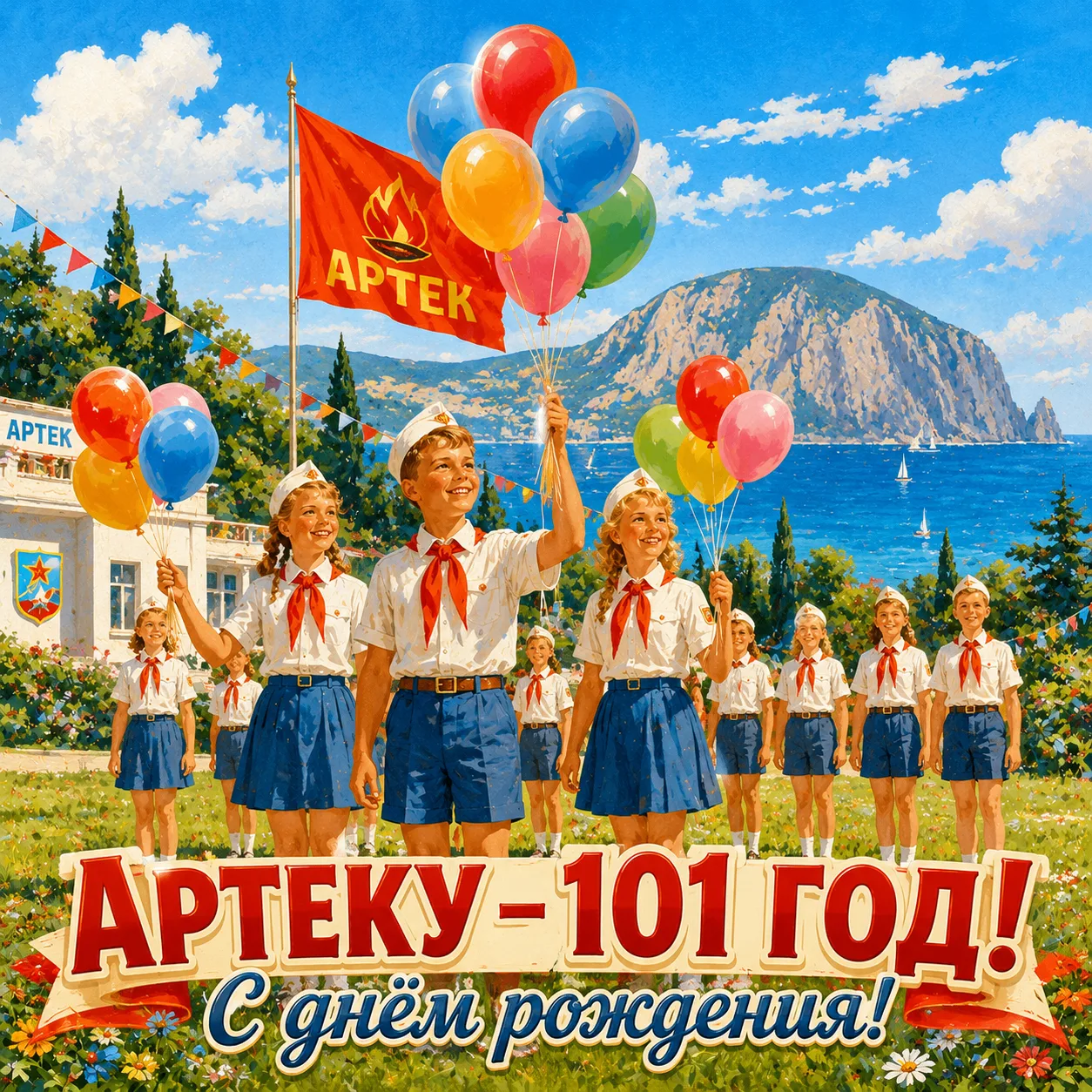 🌊 С днём рождения, «Артек»! 

Пусть тёплые воспоминания о лучшем лете и детстве остаются с вами все