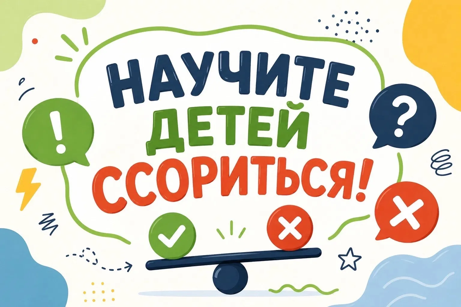 🤝«Научите детей ссориться правильно!»

Звучит неожиданно? Но именно так считают многие детские псих