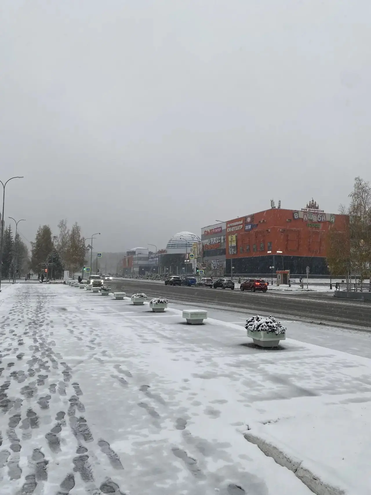 Подписчики чата делятся снежными кадрами❄️🌧️❄️