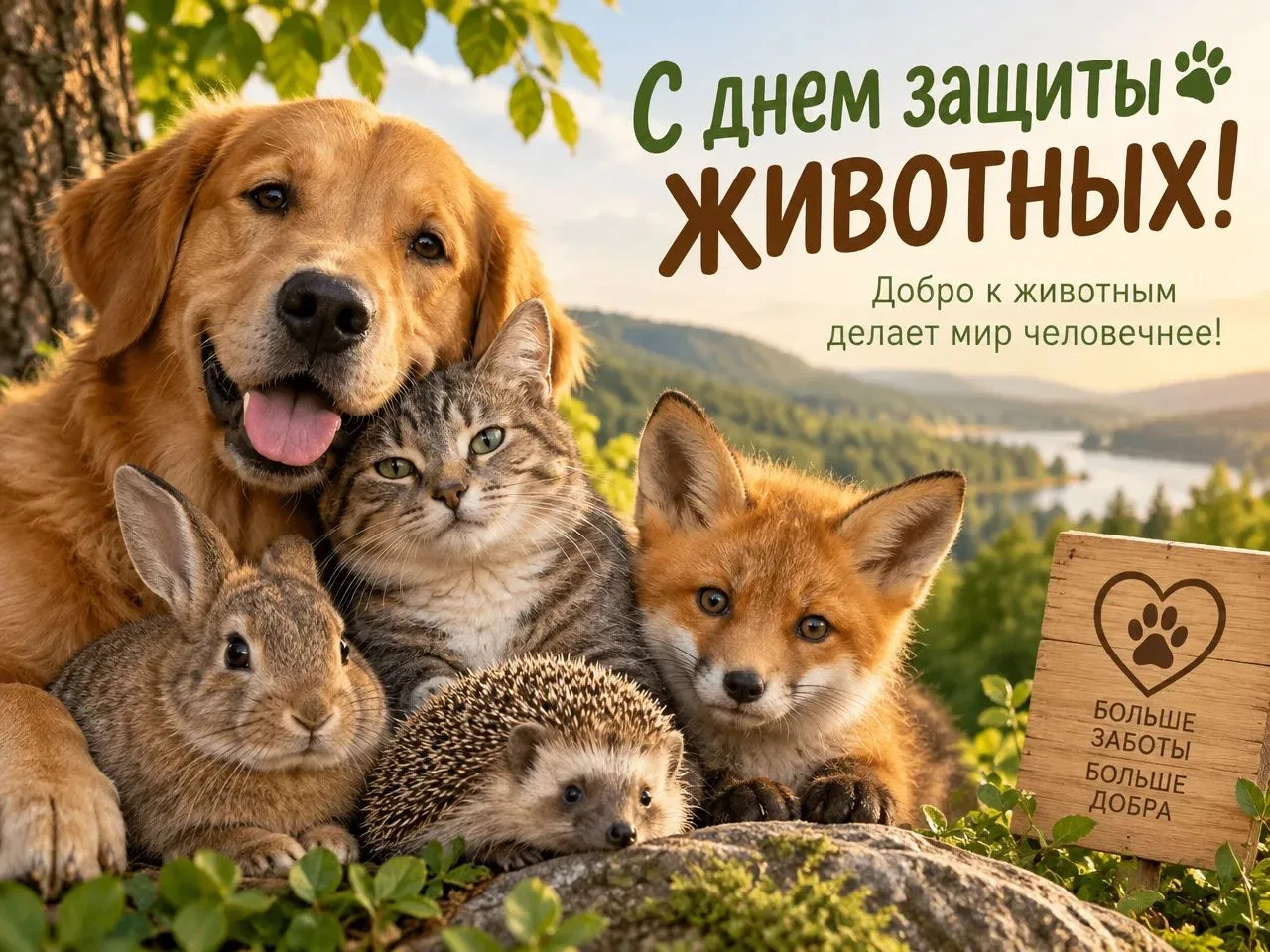 🐘С ДНЕМ ЗАЩИТЫ ЖИВОТНЫХ 🐾